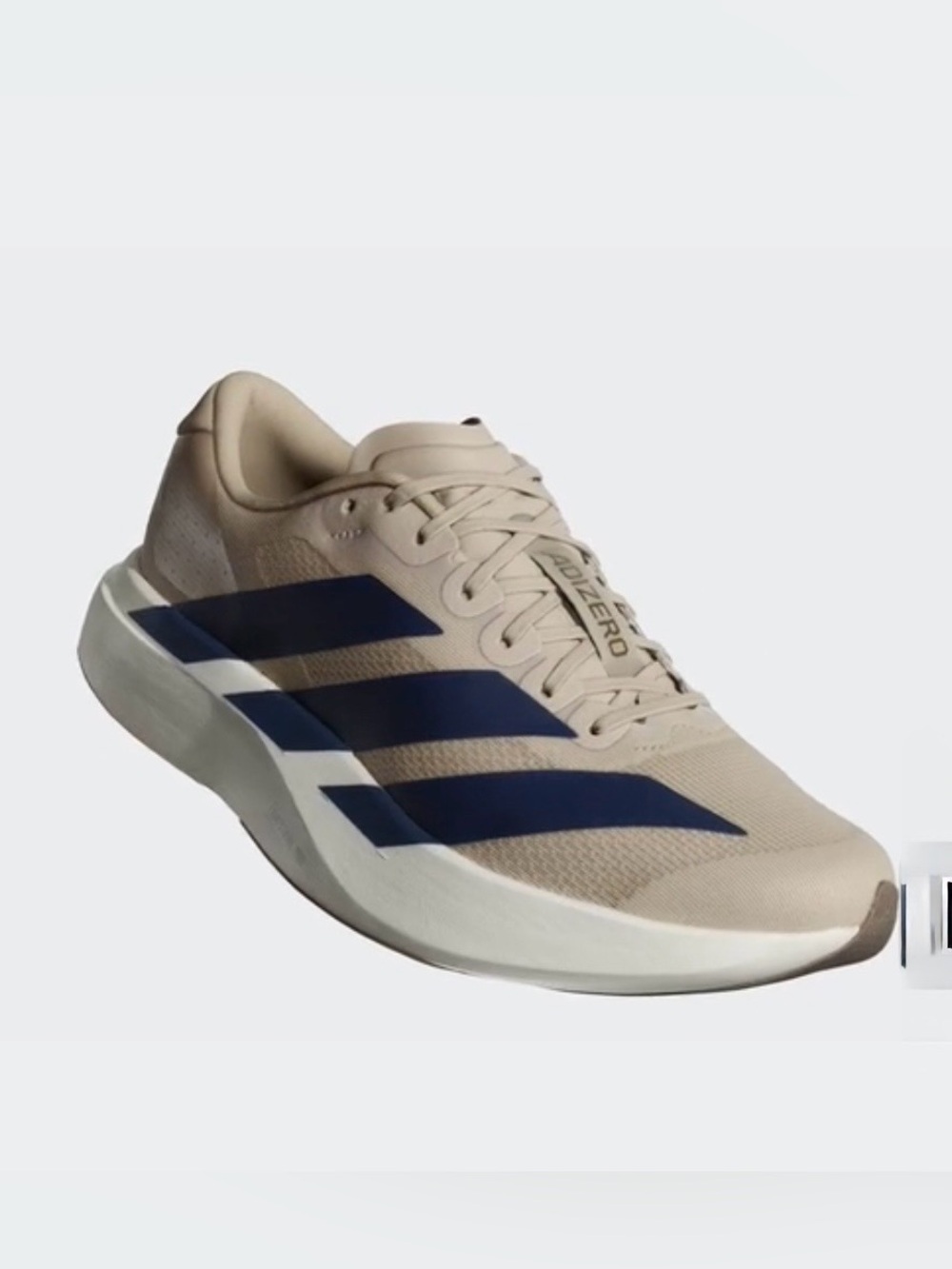New Adidas ADIZERO EVO SL Men's Women's Running Shoes Khaki Navy Indigo KH9576